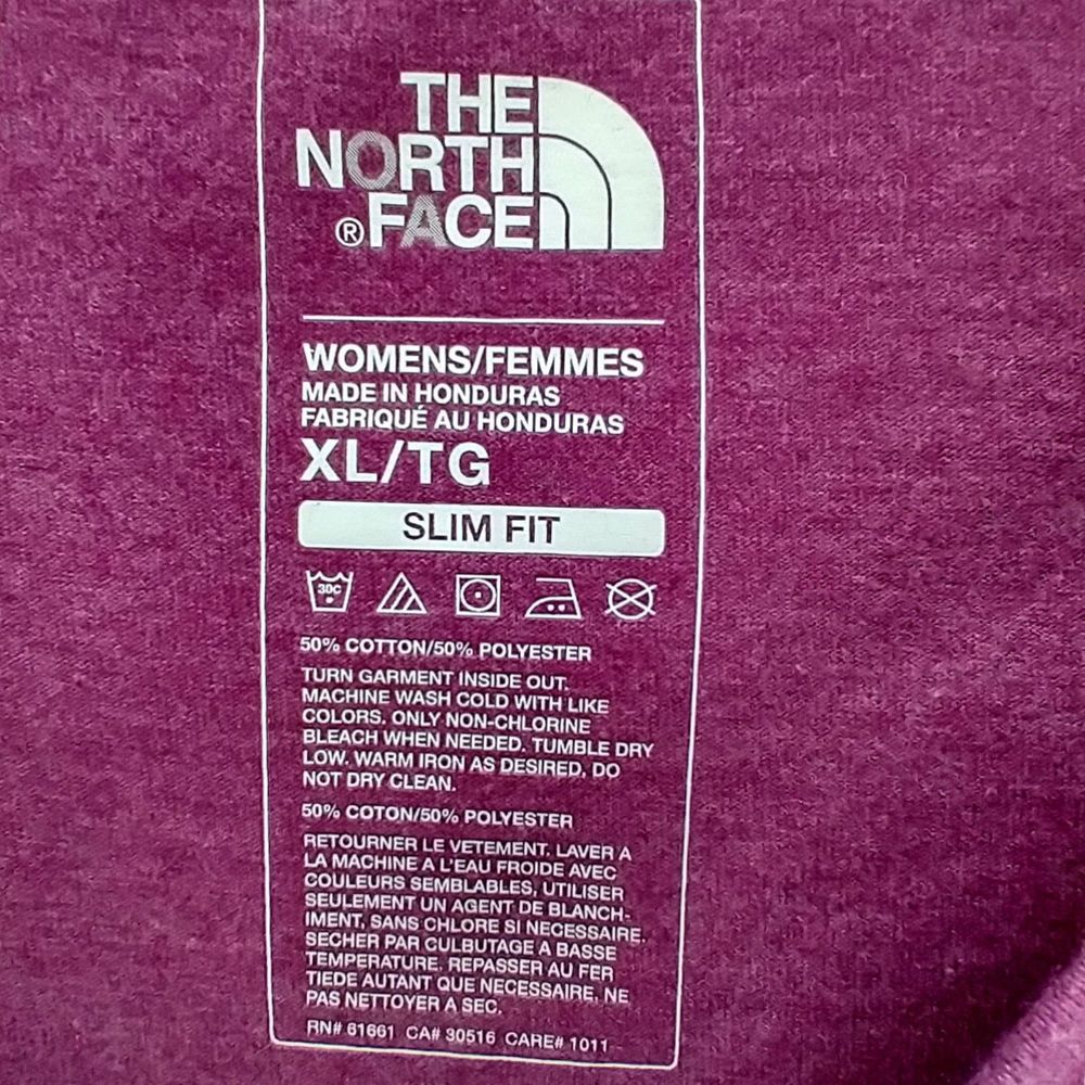 The North Face Women's Purple Short Sleeve Graphic Tee - Picture 7 of 8